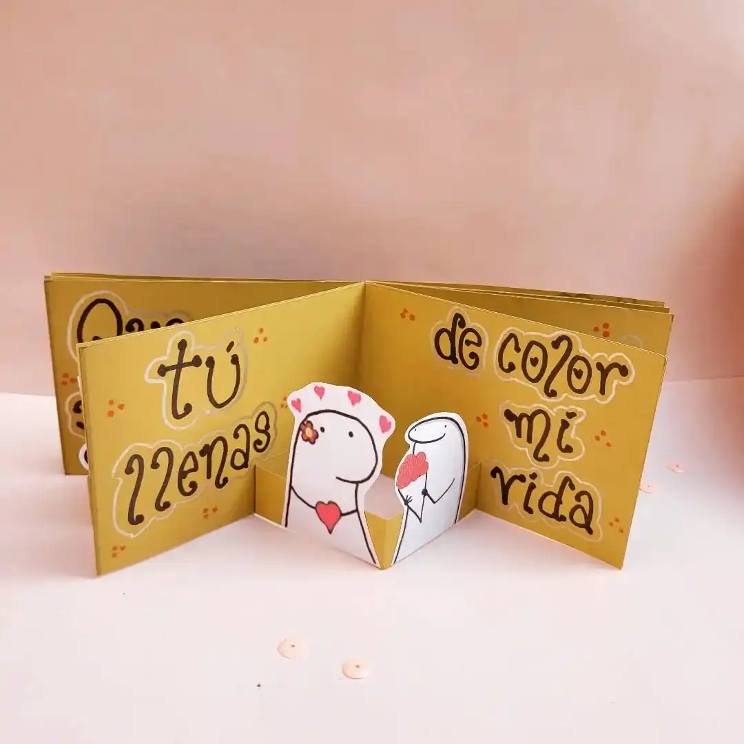 Detalles personalizados - Tarjeta flork 3D