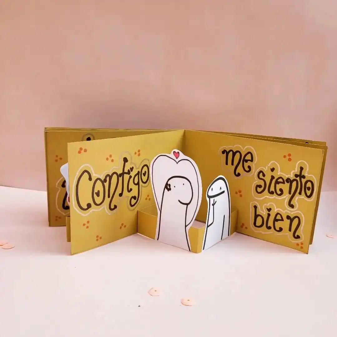 Detalles personalizados - Tarjeta flork 3D