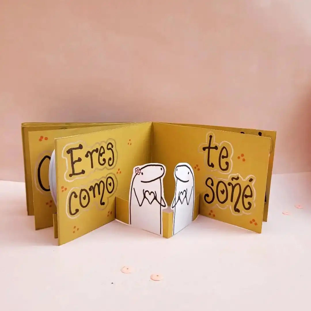 Detalles personalizados - Tarjeta flork 3D