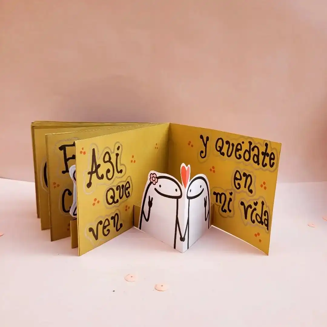 Detalles personalizados - Tarjeta flork 3D