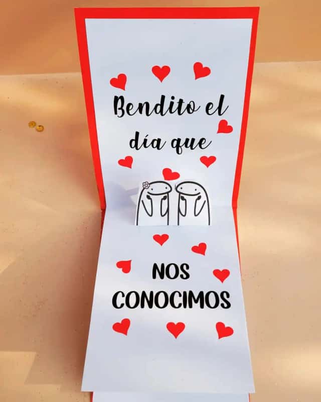 Detalles personalizados - Tarjeta Flork desplegable