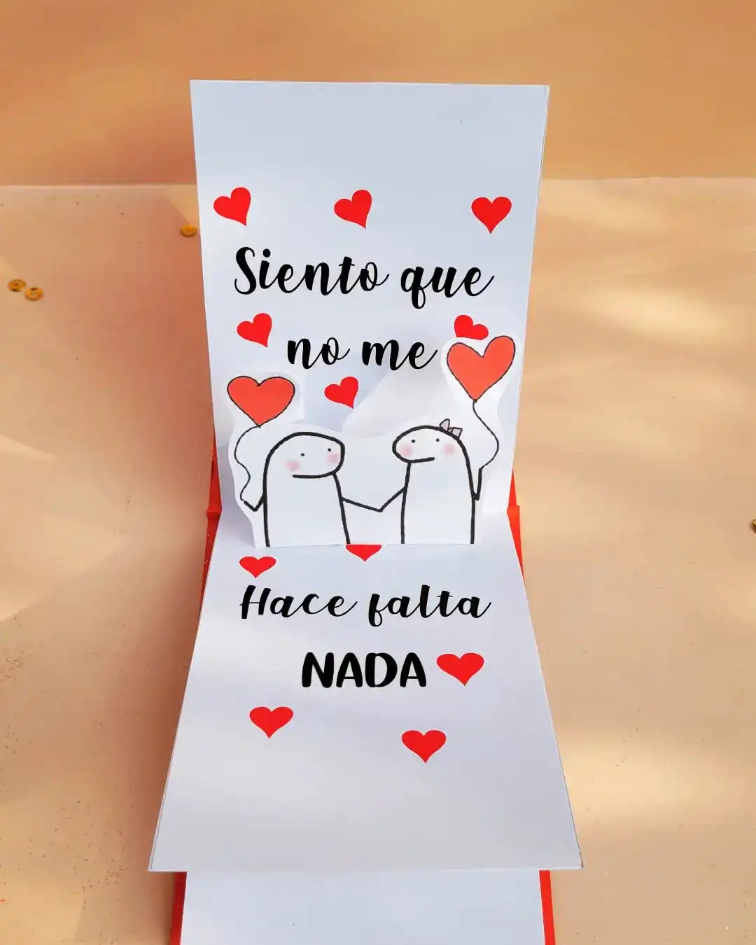 Detalles personalizados - Tarjeta Flork desplegable