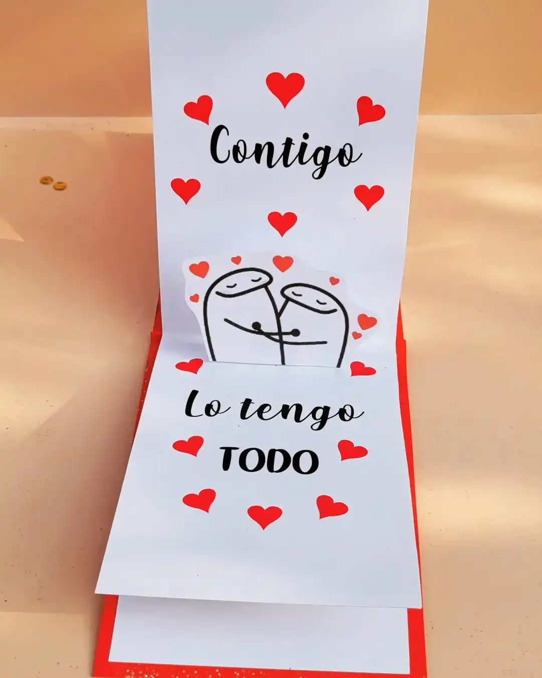 Detalles personalizados - Tarjeta Flork desplegable