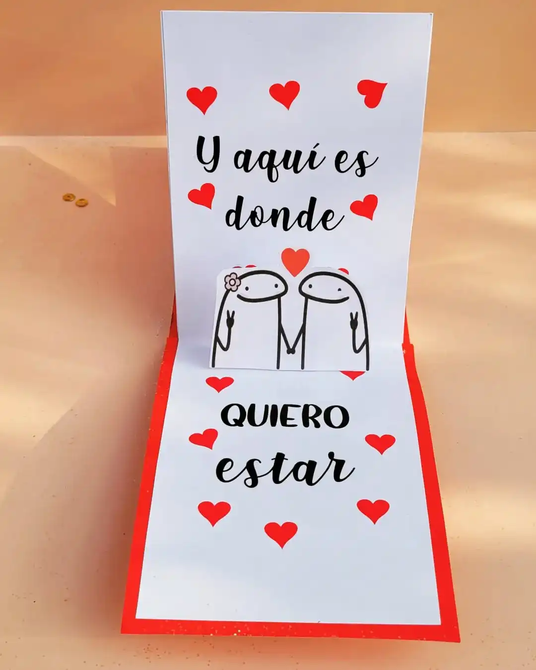 Detalles personalizados - Tarjeta Flork desplegable
